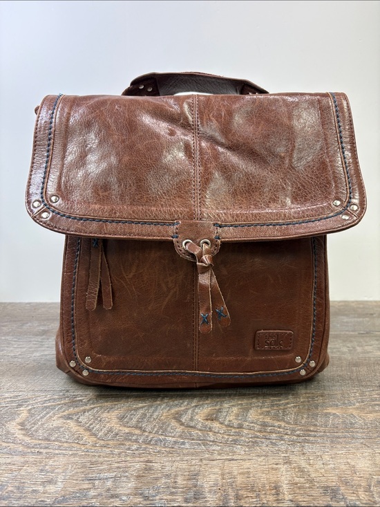 The Sak Handbags - The Sak Brown Leather Convertible Backpack Crossbody Bag